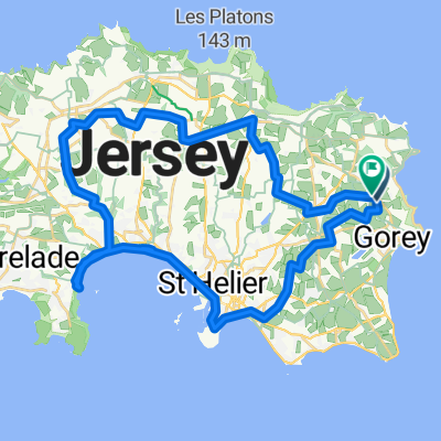 La Rue des Alleurs, St Martin to La Rue des Alleurs, St Martin