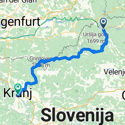 Von Dravograd bis Kranj