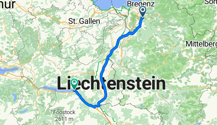 Schwarzach - Walenstadt
