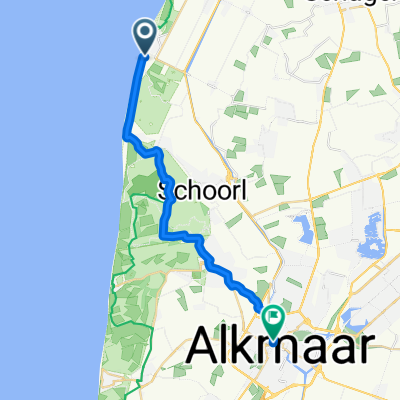 Zuiderhazedwarsdijk, Petten nach Paardenmarkt, Alkmaar