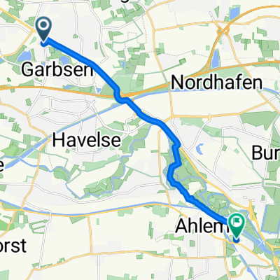 Erlenweg nach Julienne-Trouet-Platz