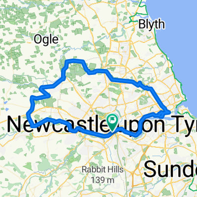 Close, Newcastle Upon Tyne to Close, Newcastle Upon Tyne