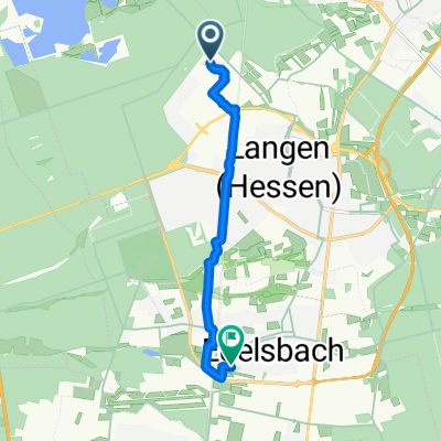 Am DFS-Campus, Langen to Thüringer Straße, Egelsbach