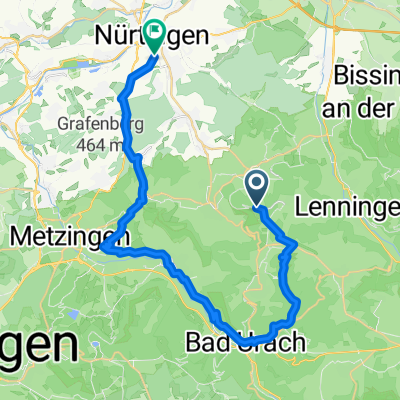 Von Erkenbrechtsweiler bis Nürtingen