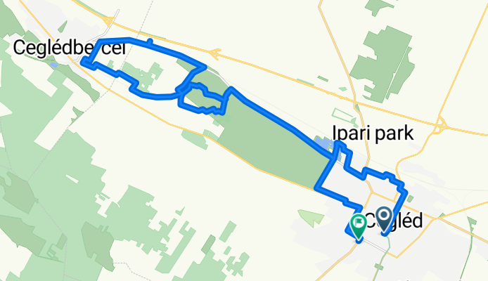 Árpád utca, Cegléd - Mizsei út, Cegléd