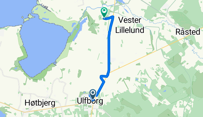 Harbogade, Ulfborg nach Vembvej, Vemb