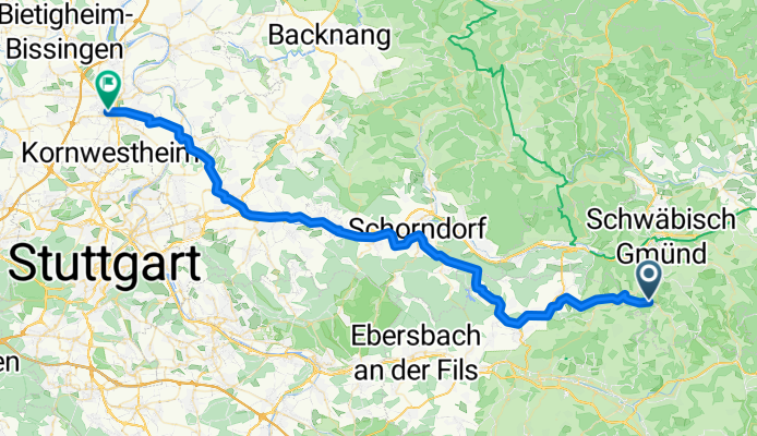 Waldstetten - Ludwigsburg