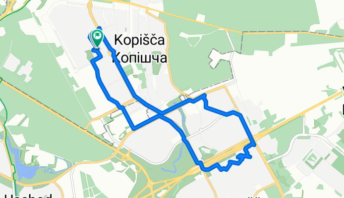 Минск до улица Михаила Миля, Минск