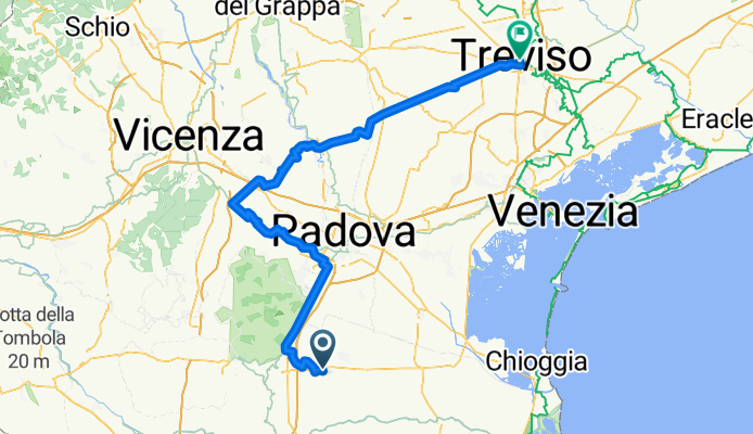 From Tribano to Treviso