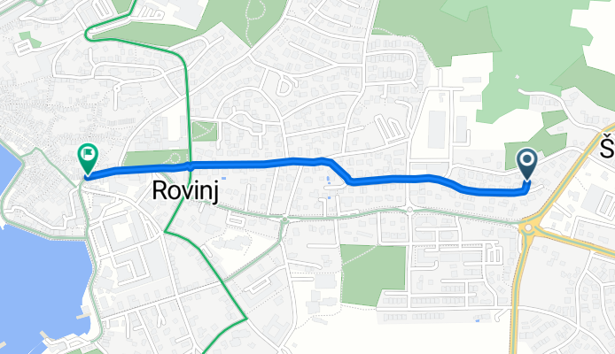 Hermana Dalmatina, Rovinj nach Istria