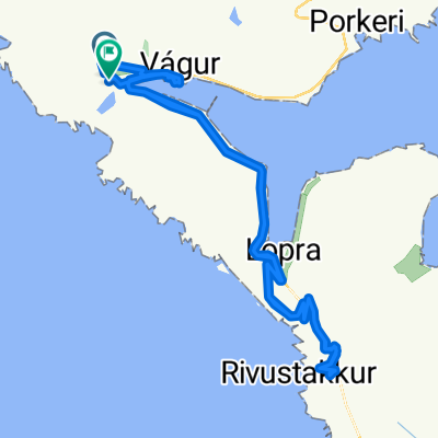 Gjógvarávegur to Gjógvarávegur