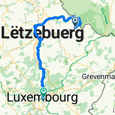 Route de Dillingen to Rue du Fort Olisy