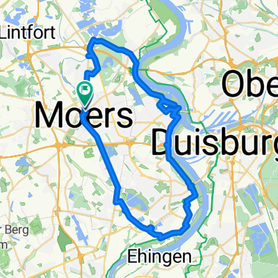 Rheinberger Straße nach Moers Baerler Straße