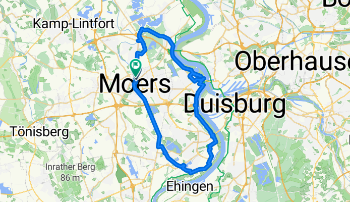 Rheinberger Straße nach Moers Baerler Straße