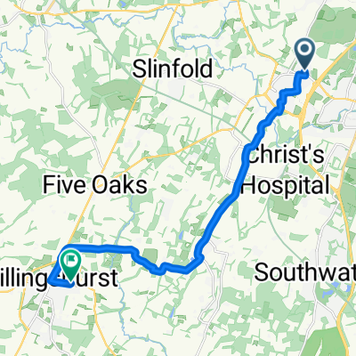 Weston Avenue, Horsham to Peartree Field, Billingshurst