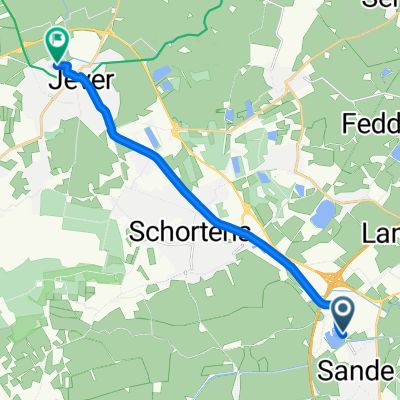 Alt-Marienhausen, Sande nach Dr-Fritz-Blume-Weg, Jever