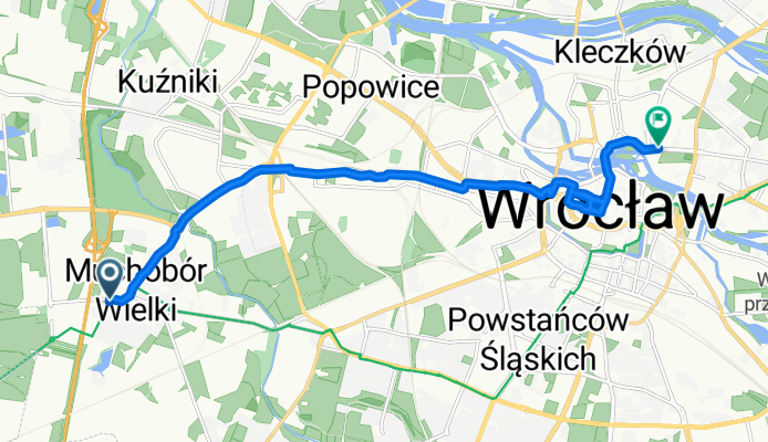 Żwirki i Wigury, Wroclaw to Henryka Sienkiewicza, Wroclaw