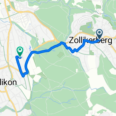 Rosengartenstrasse, Zollikerberg nach Kesslerstrasse, Zollikon