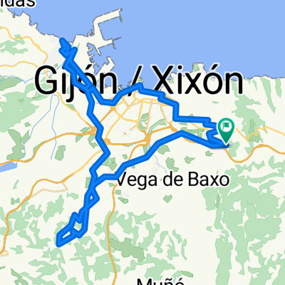 De Camino Pasadiella Cabueñes a Camino Pasadiella Cabueñes
