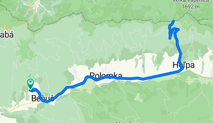 Braväcovo - sedlo Priehyba