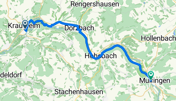 Krautheim bis Mulfingen