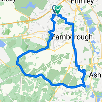 Caswell Close, Farnborough to Caswell Close, Farnborough