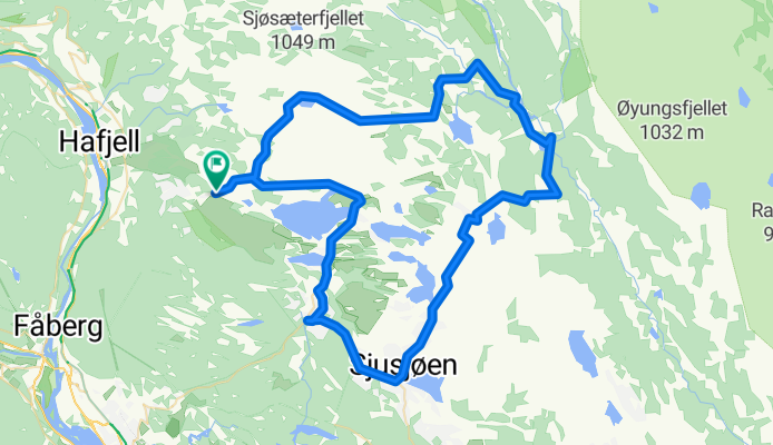 Hundersætervegen, Øyer to Hundersætervegen, Øyer