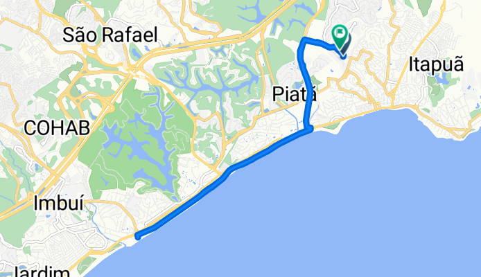 Colina das Turquesas, Salvador a Rua da Gratidão, Salvador