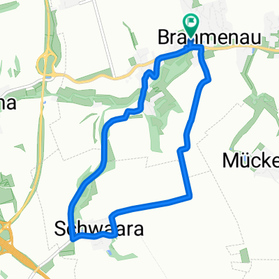 Brunnenweg, Brahmenau nach Brunnenweg, Brahmenau
