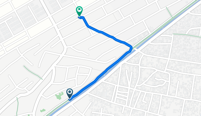 De Rua do Canal a Rua Alameda das Cerejeiras