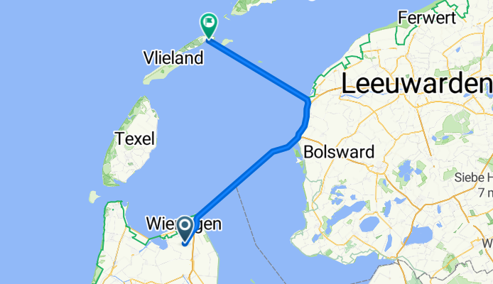Harlingen - Oost-Vlieland