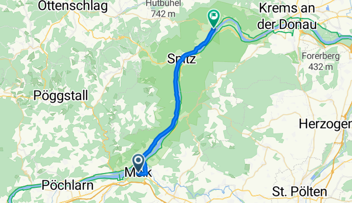 Von Melk bis Weißenkirchen in der Wachau