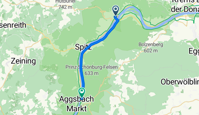 Von Weißenkirchen in der Wachau bis Schönbühel-Aggsbach