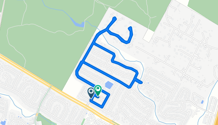 Columbine Dr, Austin to Columbine Dr, Austin