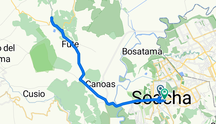 Carrera 11A, Soacha to Calle 16, Soacha