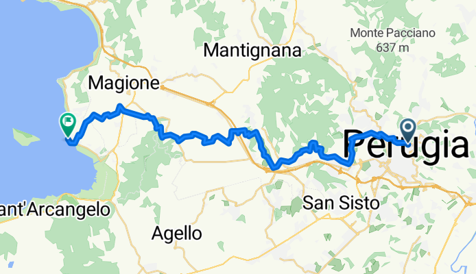 From Perugia to Magione