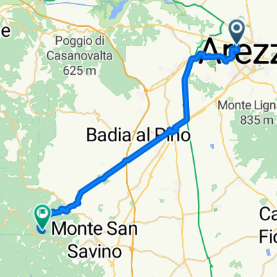 From Arezzo to Siena (1/2)