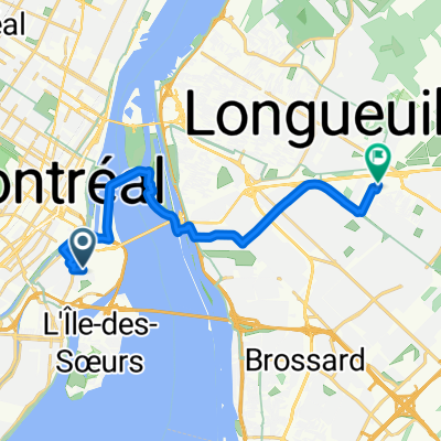 Rue de la Congrégation, Montréal à Boul Losch, Longueuil