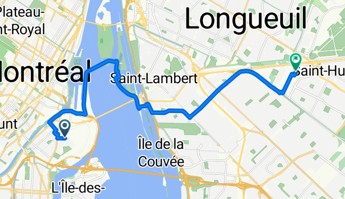 Rue de la Congrégation, Montréal à Boul Losch, Longueuil