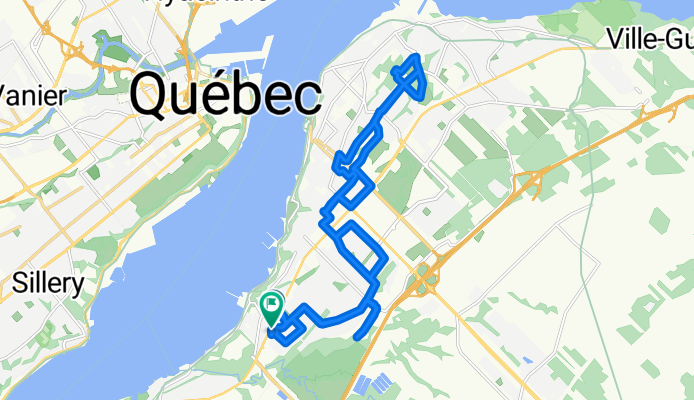 De Boulevard Guillaume-Couture à Boulevard Guillaume-Couture