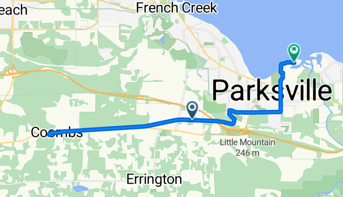 Surfside To Coombs and back - time includes🍦stop 😋!