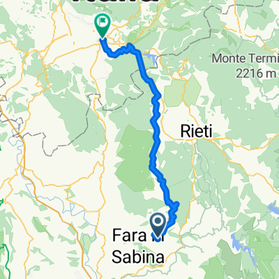 From Poggio Nativo to Terni