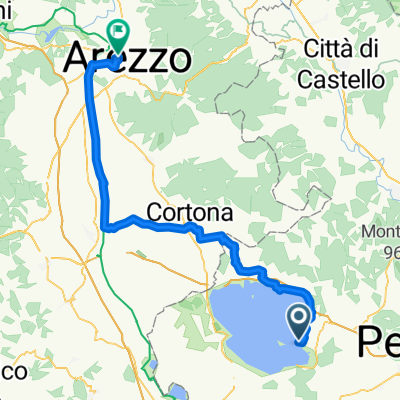 From Magione to Arezzo