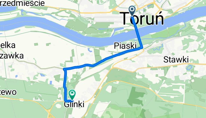 rondo Niepodległości, Toruń do Szubińska, Toruń