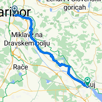 Maribor to Ptuj (via Starse) - Drava Bike route
