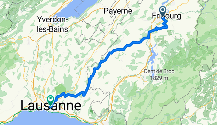 De Route de Bertigny a Rue Centrale