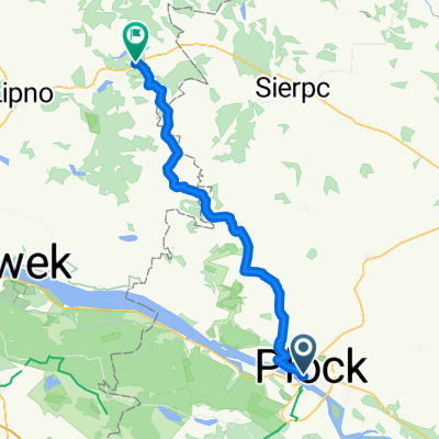 Grodzka, Płock to Rumunki Skępskie, Skępe