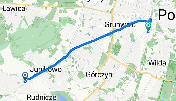 От Paczkowska до Dworcowa