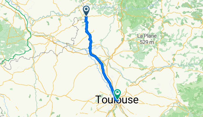 Montaigu-de-Quercy - Toulouse
