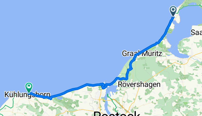 Sanddornhof, Wustrow nach Ostseeallee, Kühlungsborn